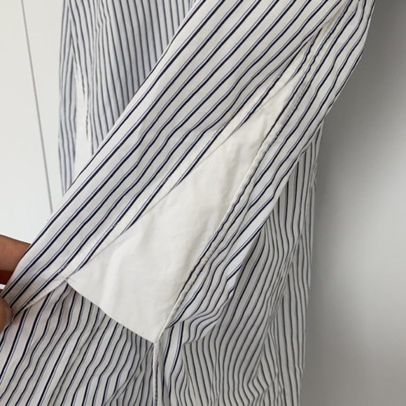 Rag & Bone Dylan striped button down silk cotton shirt - Picture 7 of 13